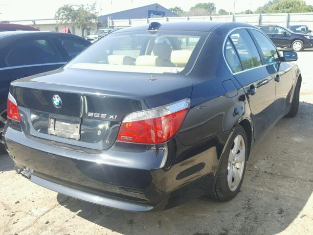 WBANF33527CS40718 - 2007 BMW 525 XI Negro foto 4
