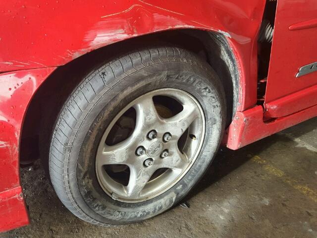 1G2WP5216WF331717 - 1998 PONTIAC GRAND PRIX RED photo 10