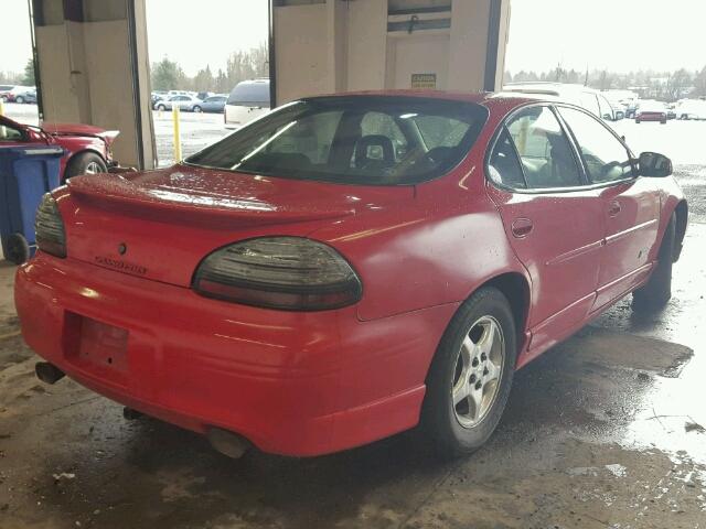 1G2WP5216WF331717 - 1998 PONTIAC GRAND PRIX RED photo 4