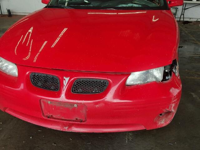 1G2WP5216WF331717 - 1998 PONTIAC GRAND PRIX RED photo 9