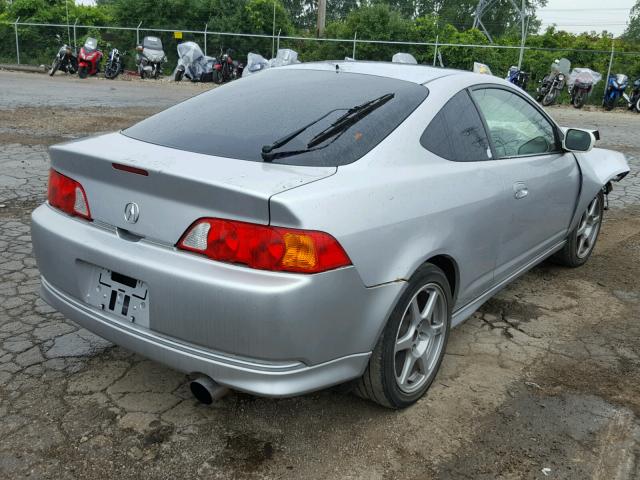 JH4DC54824S009040 - 2004 ACURA RSX SILVER photo 4