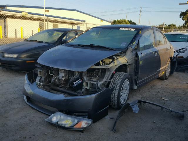 2HGFA1F3XAH585585 - 2010 HONDA CIVIC VP GRAY photo 2