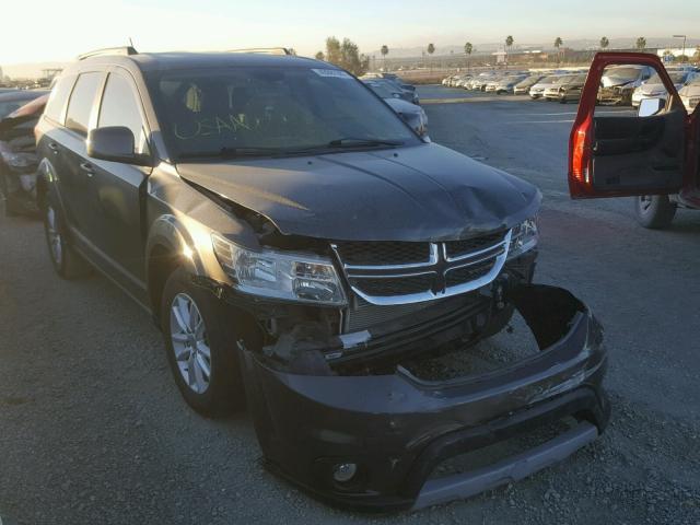 3C4PDCBG3ET160821 - 2014 DODGE JOURNEY SX GRAY photo 1