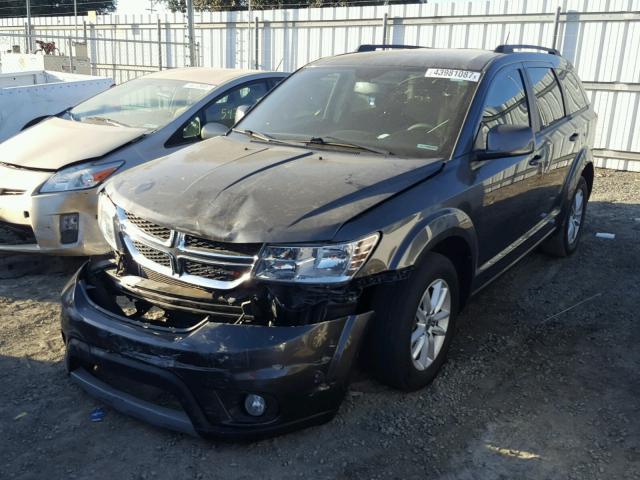 3C4PDCBG3ET160821 - 2014 DODGE JOURNEY SX GRAY photo 2