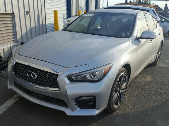 JN1BV7AR0EM680033 - 2014 INFINITI Q50 BASE SILVER photo 2