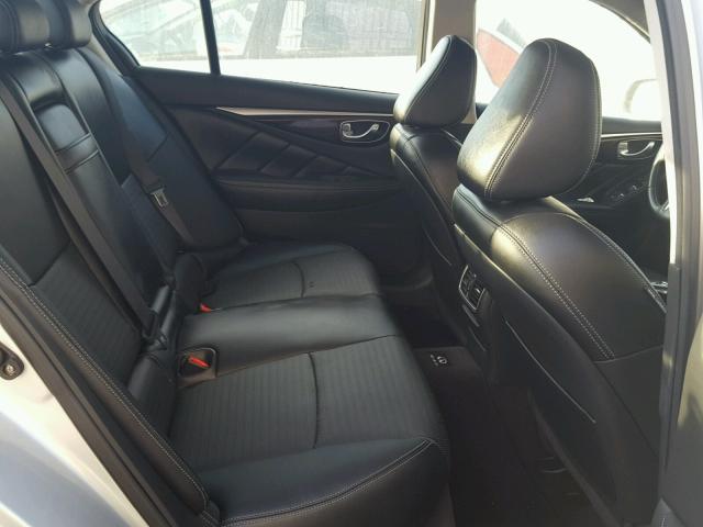 JN1BV7AR0EM680033 - 2014 INFINITI Q50 BASE SILVER photo 6