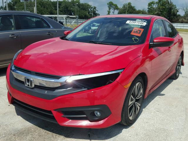 2HGFC1F76GH652107 - 2016 HONDA CIVIC EXL 红色 照片 2