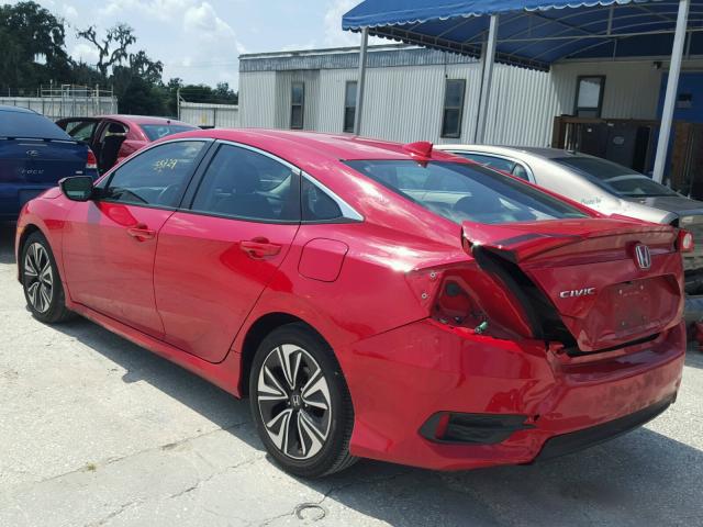 2HGFC1F76GH652107 - 2016 HONDA CIVIC EXL 红色 照片 3