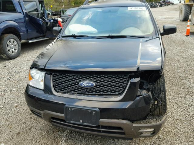 1FMZK01146GA33734 - 2006 FORD FREESTYLE BLACK photo 9