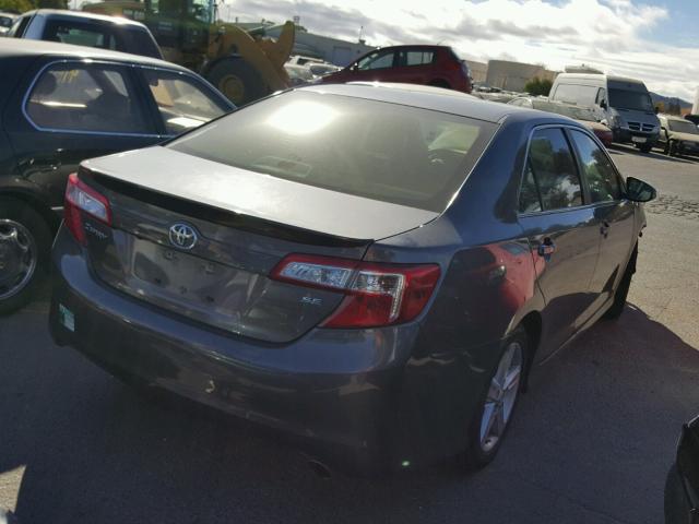 4T1BF1FKXEU370468 - 2014 TOYOTA CAMRY L GRAY photo 4