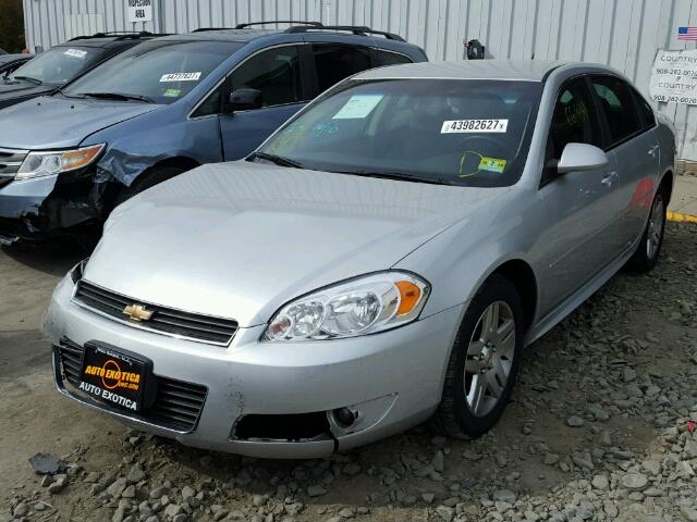 2G1WB5EK0B1330846 - 2011 CHEVROLET IMPALA LT SILVER photo 2