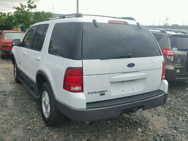 1FMZU63E32UA42689 - 2002 FORD EXPLORER X WHITE photo 3