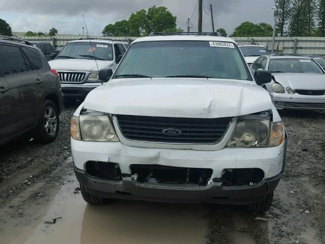 1FMZU63E32UA42689 - 2002 FORD EXPLORER X WHITE photo 9