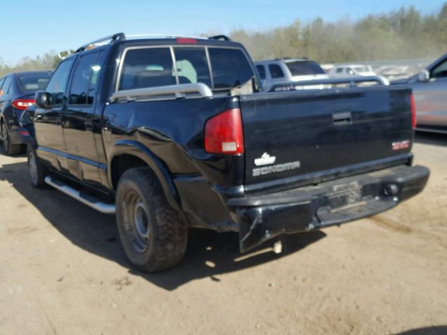 1GTDT13X73K172199 - 2003 GMC SONOMA BLACK photo 3