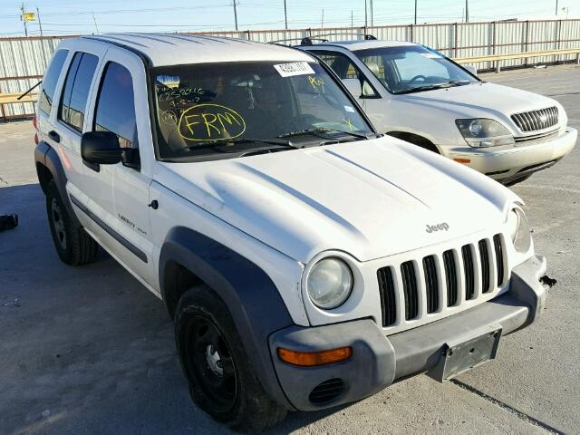 1J4GL48K62W282805 - 2002 JEEP LIBERTY SP WHITE photo 1