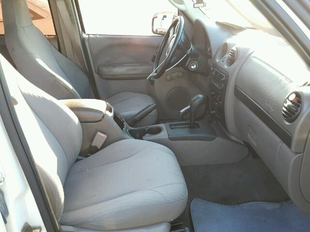 1J4GL48K62W282805 - 2002 JEEP LIBERTY SP WHITE photo 5