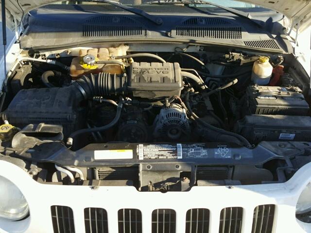 1J4GL48K62W282805 - 2002 JEEP LIBERTY SP WHITE photo 7