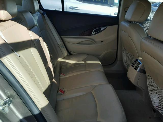 1G4GC5EG7AF280986 - 2010 BUICK LACROSSE C BEIGE photo 6