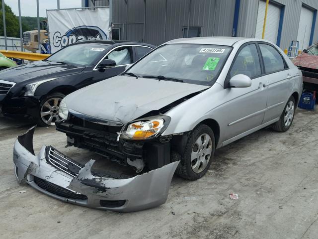 KNAFE221395662200 - 2009 KIA SPECTRA EX SILVER photo 2