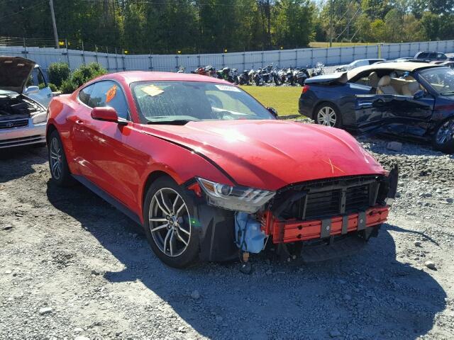 1FA6P8TH7G5304774 - 2016 FORD MUSTANG RED photo 1