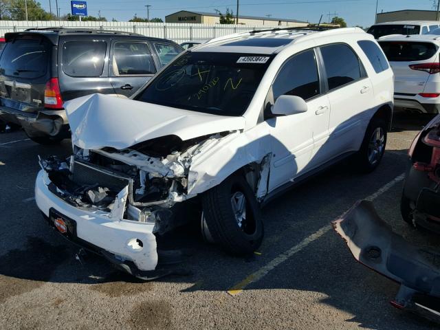 2CNDL53F486290120 - 2008 CHEVROLET EQUINOX LT WHITE photo 2