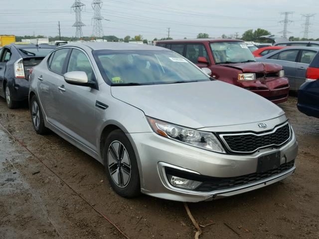 KNAGM4AD6B5000129 - 2011 KIA OPTIMA HYB SILVER photo 1