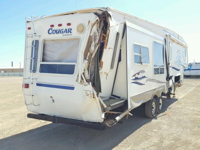 4YDF309286B064268 - 2006 KEYSTONE COUGAR WHITE photo 4