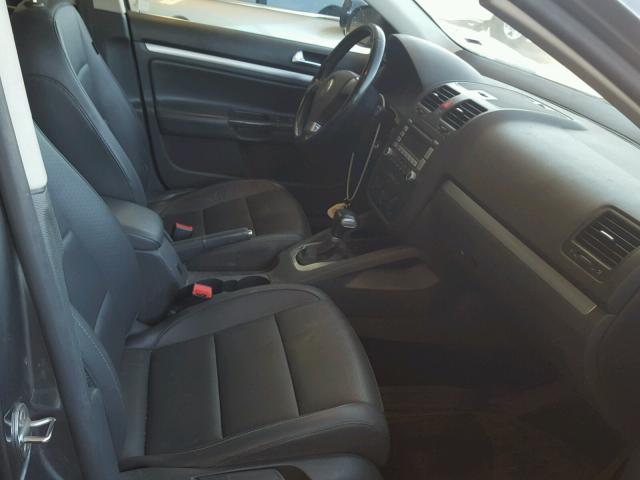3VWRZ71K89M023426 - 2009 VOLKSWAGEN JETTA SE Boz foto 5