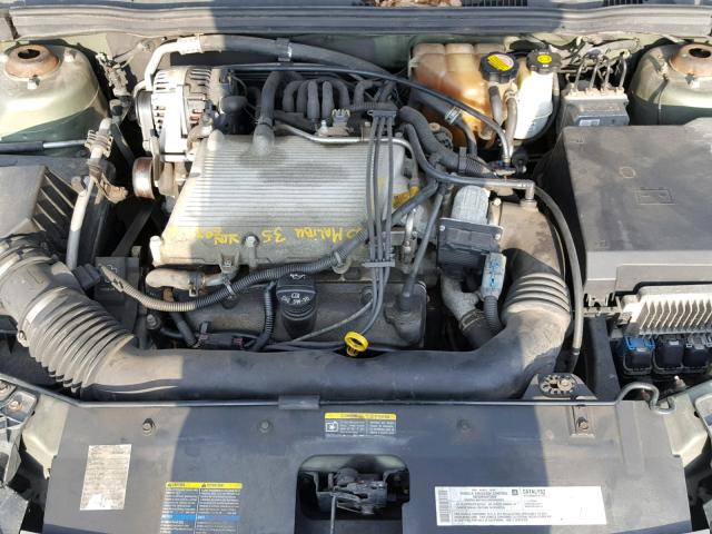 1G1ZT54824F101337 - 2004 CHEVROLET MALIBU LS GREEN photo 7