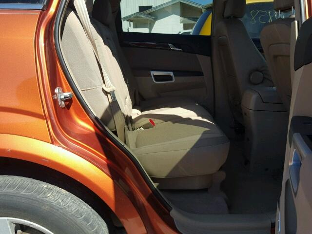 3GSCL53768S544361 - 2008 SATURN VUE XR ORANGE photo 6