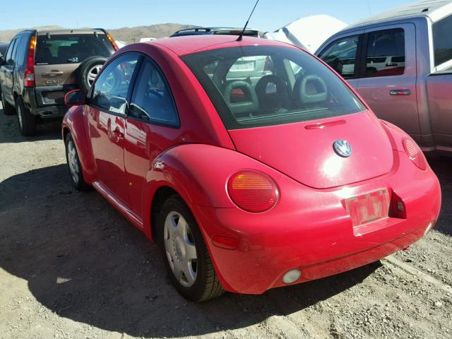 3VWCT21C11M410469 - 2001 VOLKSWAGEN NEW BEETLE RED photo 3