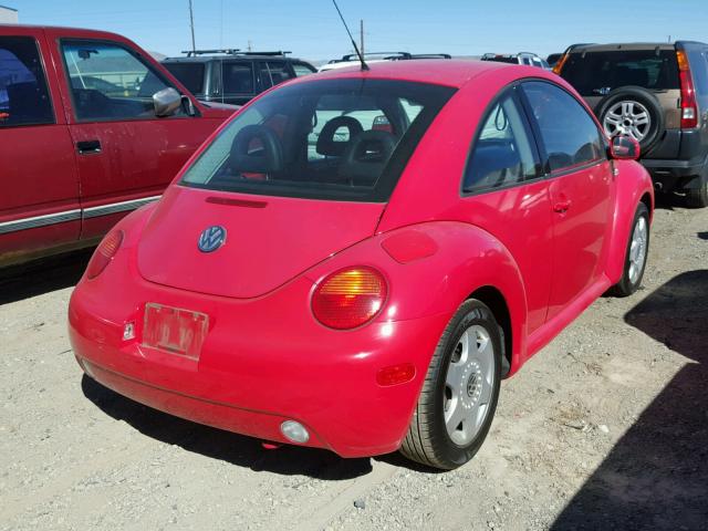 3VWCT21C11M410469 - 2001 VOLKSWAGEN NEW BEETLE 红色 照片 4