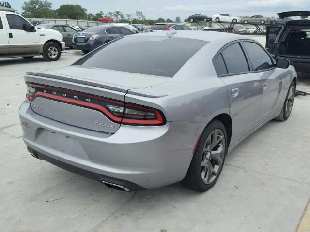 2C3CDXHG8GH327378 - 2016 DODGE CHARGER SX GRAY photo 4