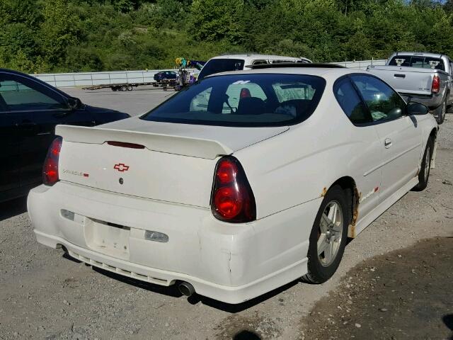 2G1WX12K239160720 - 2003 CHEVROLET MONTE CARL თეთრი ფოტო 4
