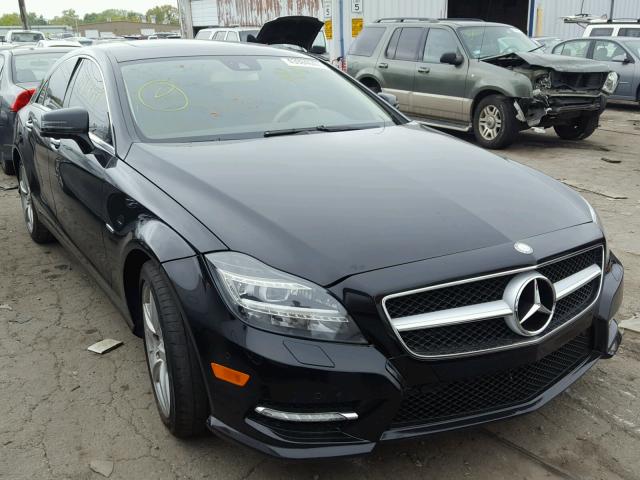 WDDLJ7DB1CA019613 - 2012 MERCEDES-BENZ CLS 550 BLACK photo 1