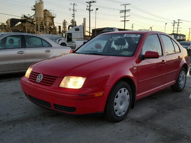 3VWRA29M6XM077630 - 1999 VOLKSWAGEN JETTA GL RED photo 2