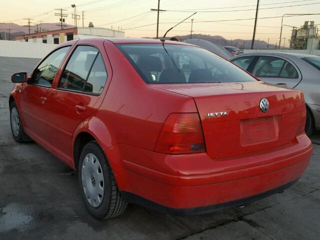 3VWRA29M6XM077630 - 1999 VOLKSWAGEN JETTA GL RED photo 3