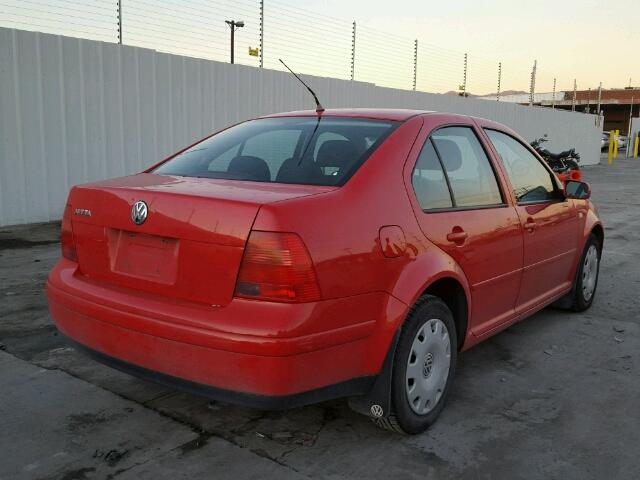 3VWRA29M6XM077630 - 1999 VOLKSWAGEN JETTA GL RED photo 4