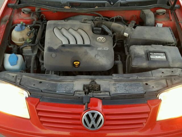 3VWRA29M6XM077630 - 1999 VOLKSWAGEN JETTA GL RED photo 7