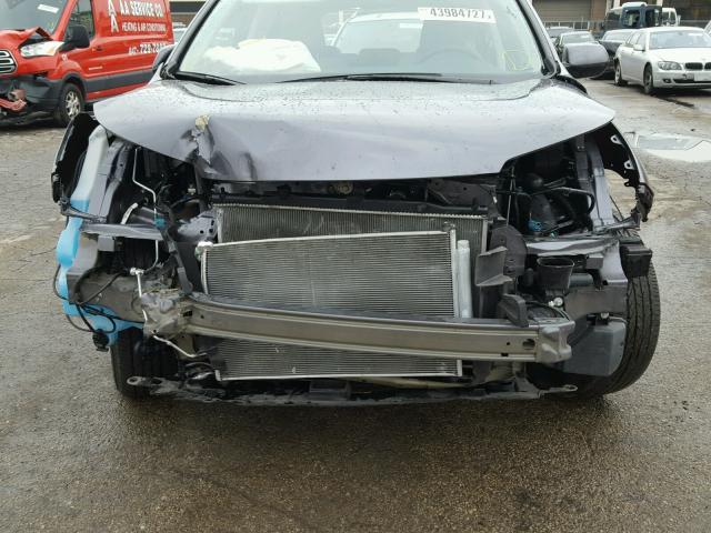 5J6RM4H74FL055394 - 2015 HONDA CR-V EXL GRAY photo 9