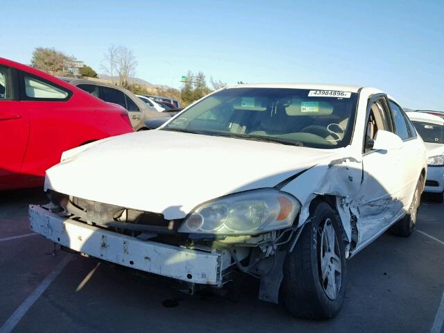 2G1WT58KX69105575 - 2006 CHEVROLET IMPALA LT WHITE photo 2