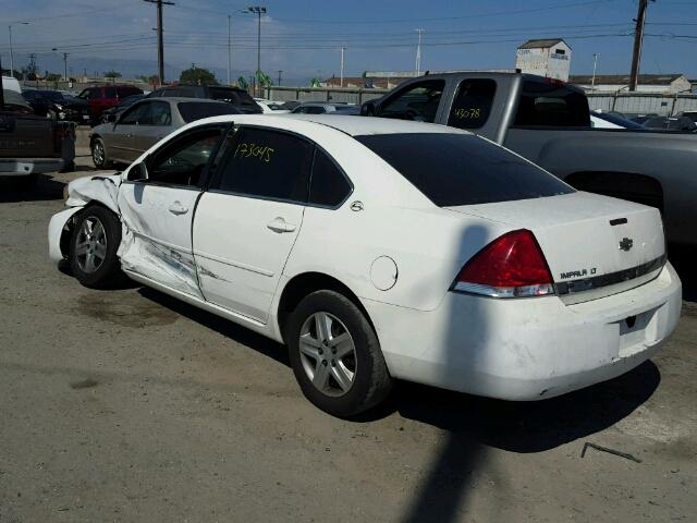 2G1WT58KX69105575 - 2006 CHEVROLET IMPALA LT WHITE photo 3