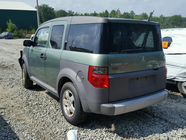 5J6YH28655L003783 - 2005 HONDA ELEMENT EX GREEN photo 3