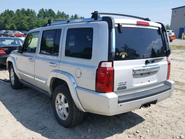 1J8HG58N66C124561 - 2006 JEEP COMMANDER SILVER photo 3
