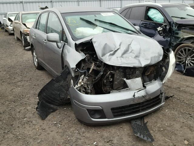 3N1BC11EX8L389456 - 2008 NISSAN VERSA S GRAY photo 1