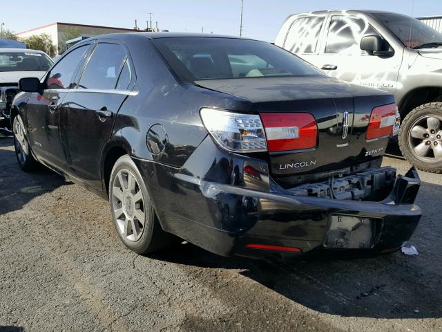 3LNHM26196R664594 - 2006 LINCOLN ZEPHYR BLACK photo 3