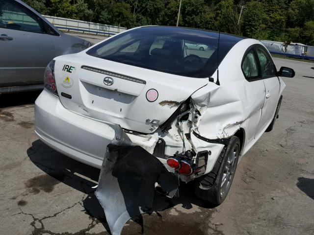 JTKDE3B78A0315623 - 2010 TOYOTA SCION TC WHITE photo 4
