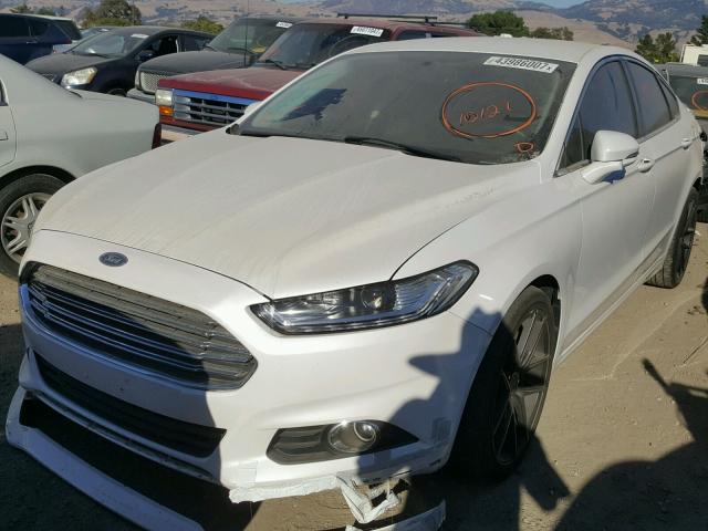 3FA6P0HD4FR195662 - 2015 FORD FUSION SE WHITE photo 2