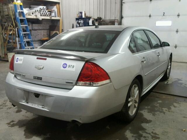 2G1WC5E31E1100887 - 2014 CHEVROLET IMPALA LIM SILVER photo 4