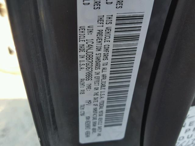 1C4NJDBB7GD670866 - 2016 JEEP COMPASS SP BLACK photo 10